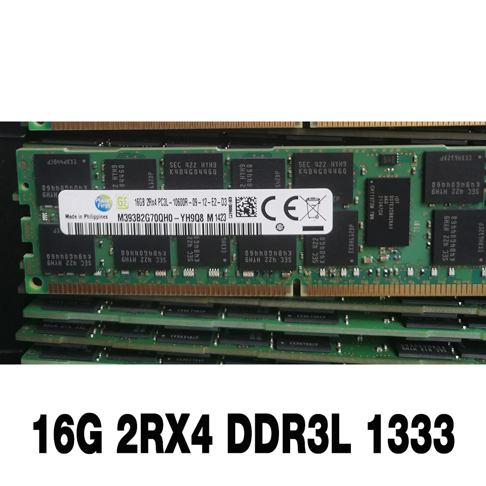 

1PCS 16GB PC3L-10600R ECC REG Server Memory For Samsung M393B2G70QH0-YH9Q8 16G 2RX4 DDR3L 1333