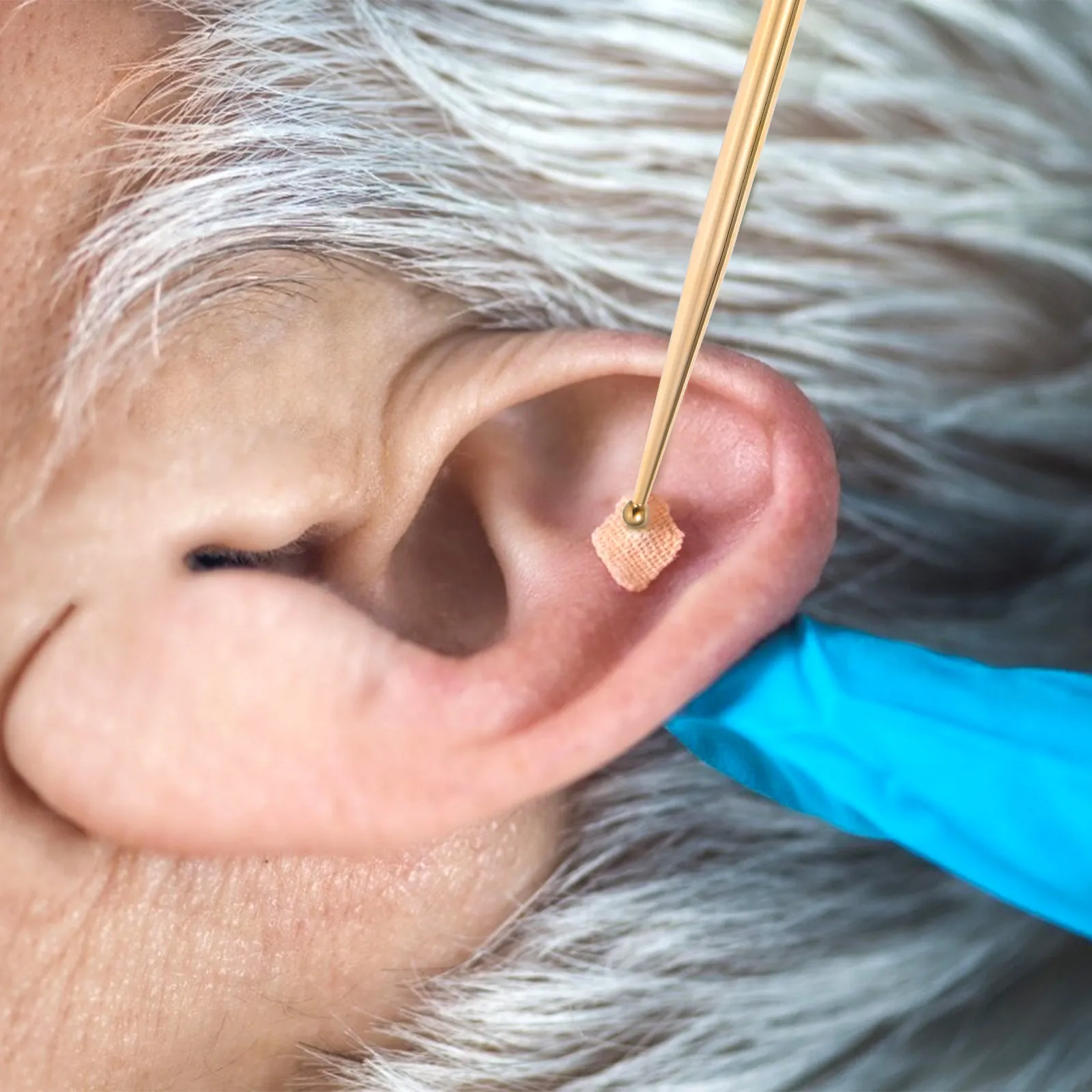 

1 шт. Диагностический зонд для акупунктуры уха из чистой меди, ручка для обнаружения акупунктурных точек, для безопасного массажа уха и точечной стимуляции, портативный диагностический прибор