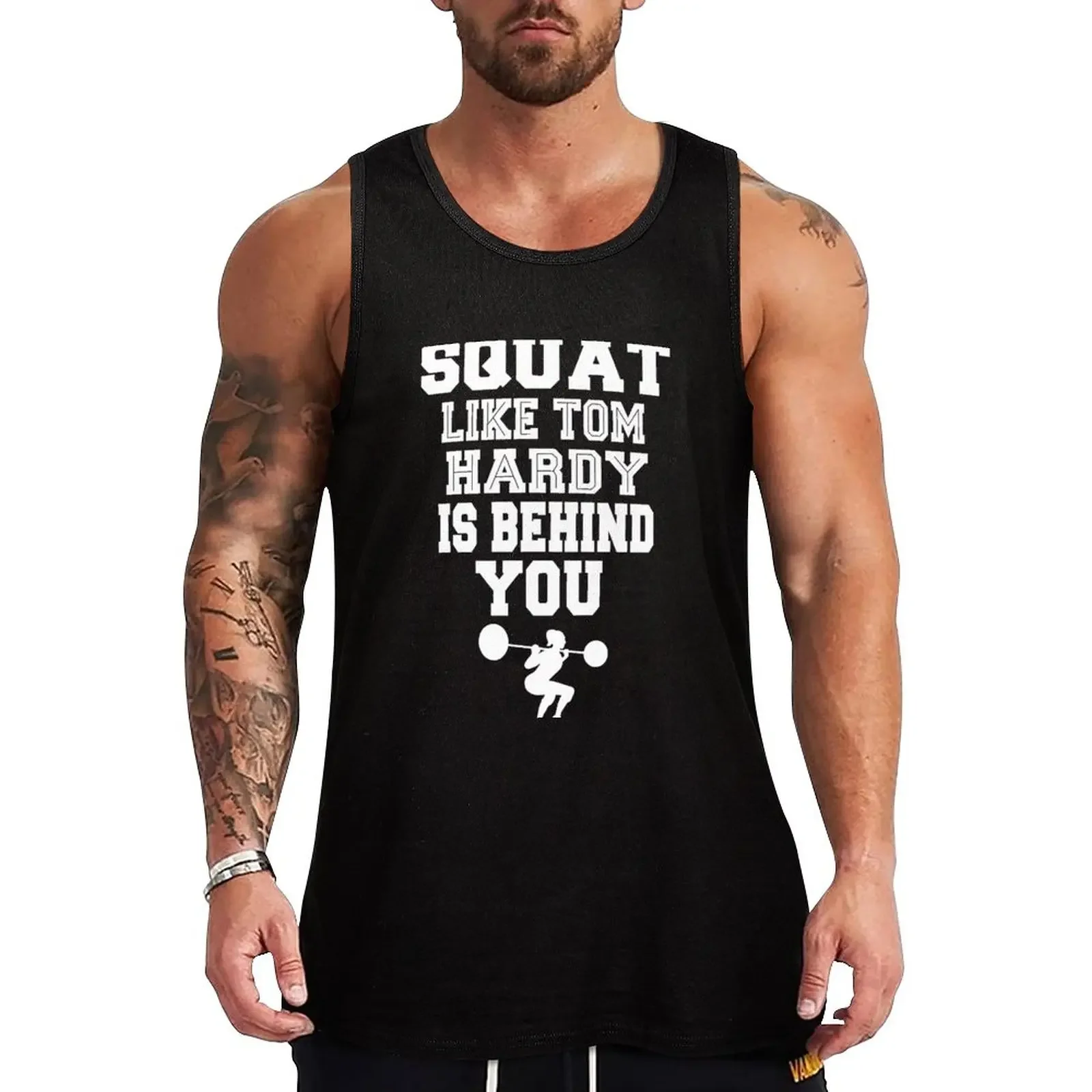 

New Squat Hardy Tank Top Men's gym t-shirt gym man