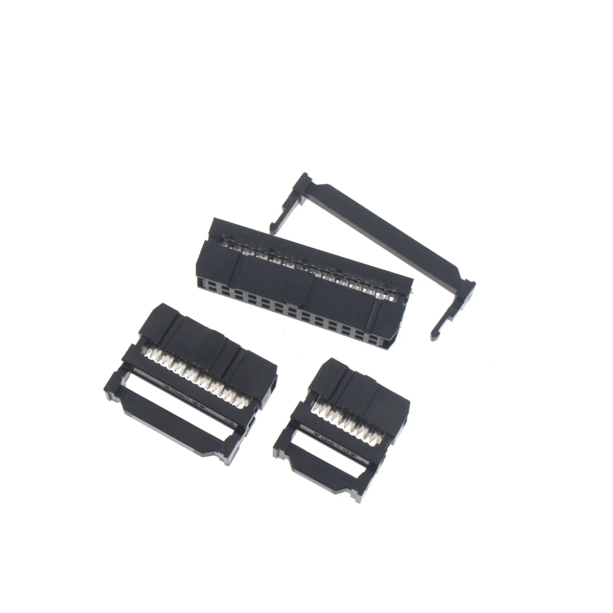 10Pcs FC 6P/8/10/12/14/16/18/20/24/26/30/34/40/50 Pin 2.54mm Pitch Female IDC Socket Connector Ribbon Cable Connector