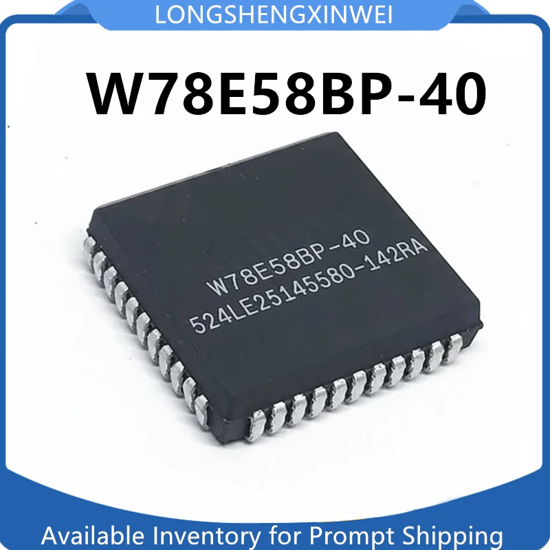 1PCS New Original W78E58BP-40 Microcontroller Chip PLCC-44 Patch in Stock