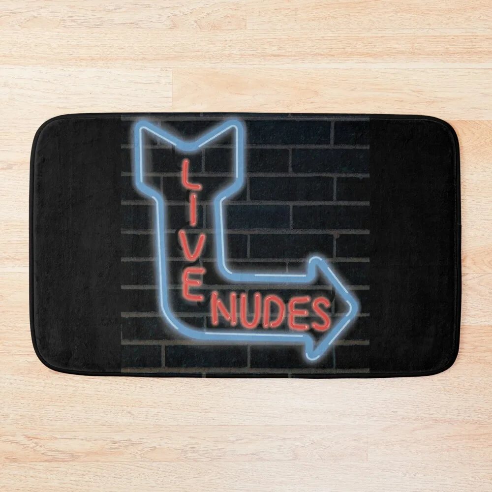 

Big Daddy Live Nudes Nightlight Bath Mat Bath Rugs Living Room Rug Mat