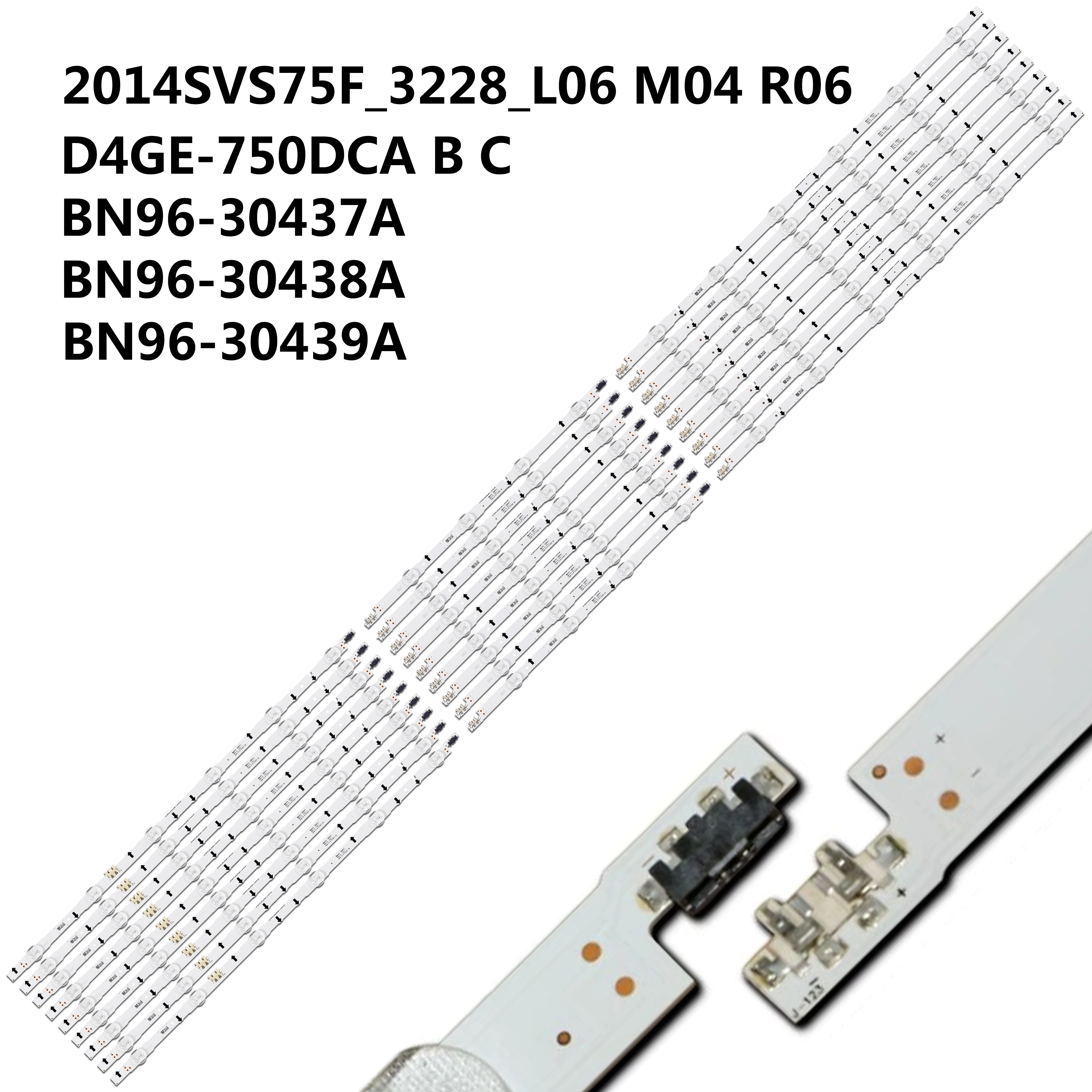 

For UN75J6300 UN75J6300AF UN75J630D UN75H6350 UN75H6300 LH75DMD LH75DME UE75H6475SU BN41-02192A LM41-00099P LED Backlight Strip