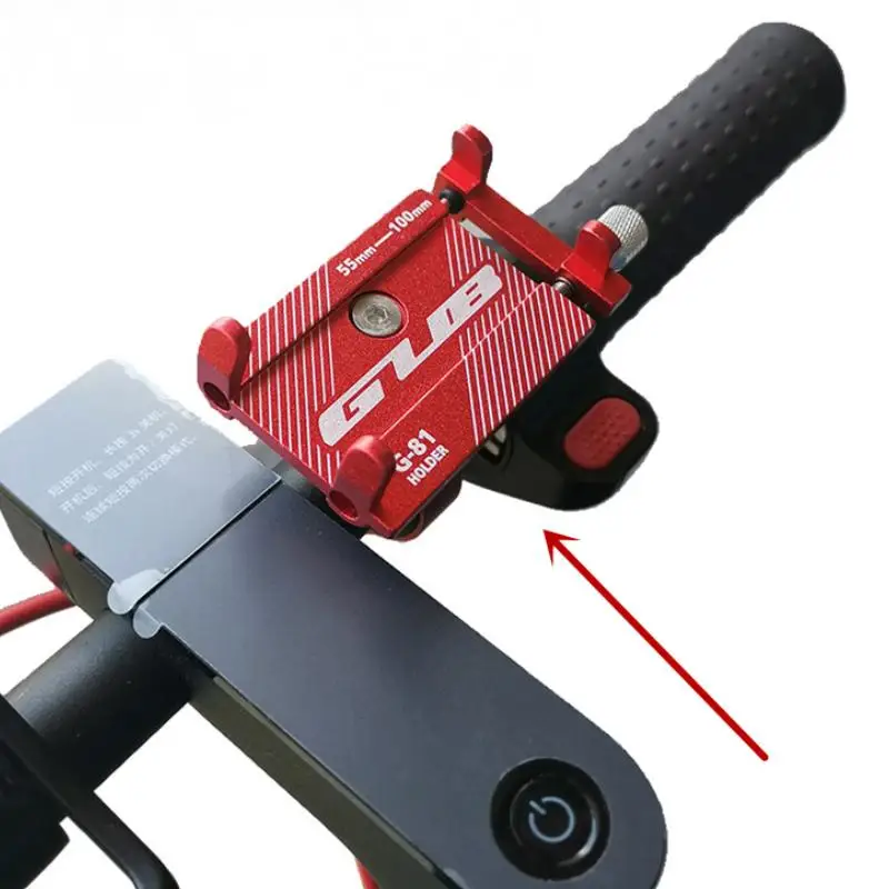 Aluminum Alloy Mobile Phone Holder for Xiaomi M365 1S Pro Es2 Max G30 Electric Scooter Adjustable Anti-Slip M365 Accessories