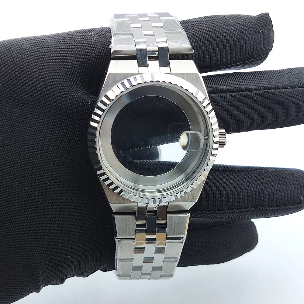 Boîtier de 39,5 mm et cadran 33,8 mm, ensemble de montre mécanique lumineux BGW9 adapté aux accessoires d'installation de mouvement JAP NH35/CHN NH35