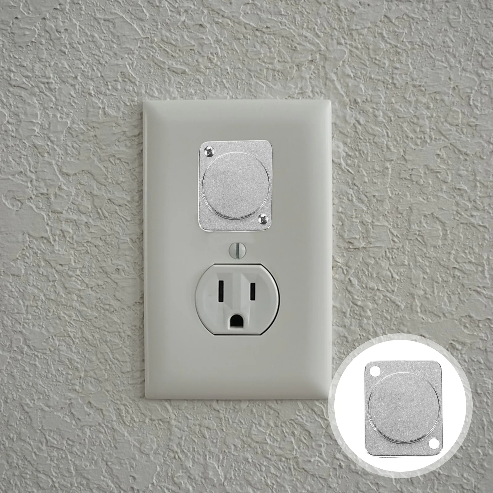 

5Pcs Metal Blank Panel Cover Chassis Insert Space-Saving Electrical Wall Plate Mount Easy Installation Functional Spacer