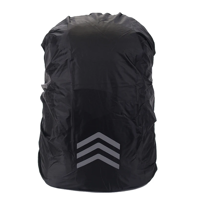 Backpack Rain Cover Reflective Strip Waterproof Oxford Cloth Raincoat Camping Hiking Essential Bag Dust Guard Protector Sleeve