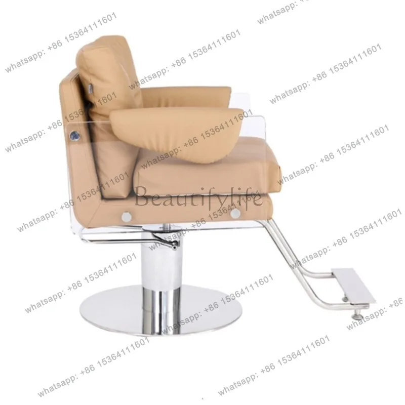 LSNordic Salon Chair Display Barbershop Fashionable Luxury Salon Chair Comfortable Trendy Design Silla De Barbero Hair Furniture