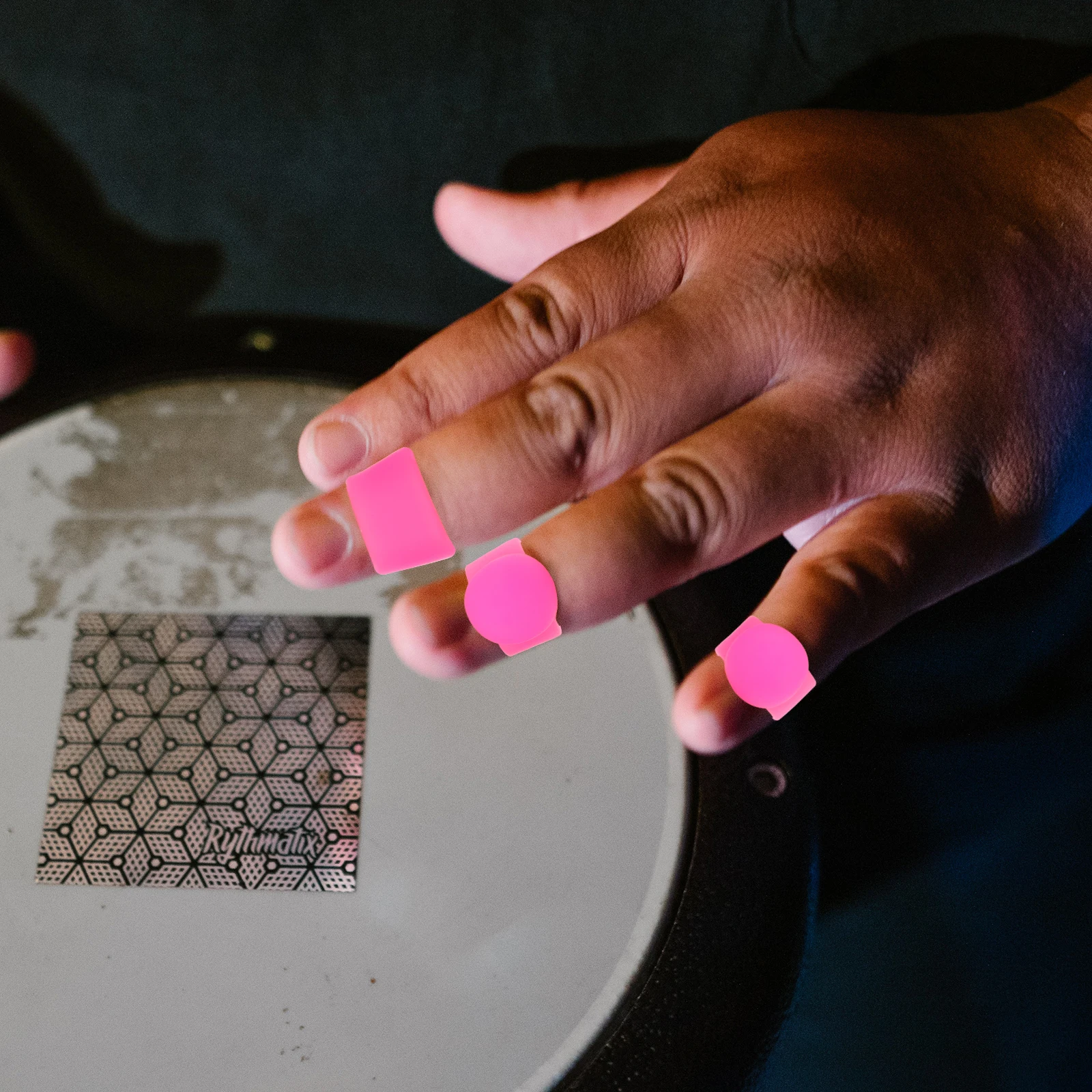 

4pcs Finger Sleeves For Steel Tongue Drum Silicone Finger Covers Percussion Instrument Accessories Ethereal Drum Parts Musical