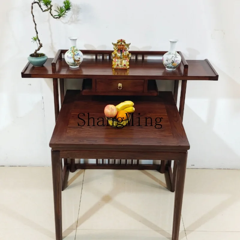 

FG old elm solid wood offering table incense table for household use Shentai Gong Fengtai shrine Zhongtang incense table