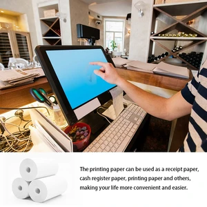 Thermal paper for instant print camera, white, children's camera, print paper, replacement accessories, parts, 57x25mm, 10 rolls 8 Main Sales Photographic Paper - №2