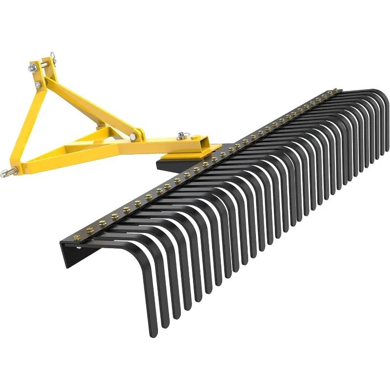 3 Point Rock Rake, Landscape 3 Point Rake for Tractor, 60