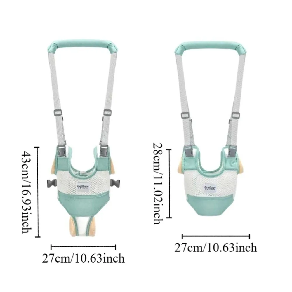 Safety Infant Walker Harness Handheld Breathable Learning Walk Support Assist Trainer Adjustable Non-slip Toddler Assistant Belt