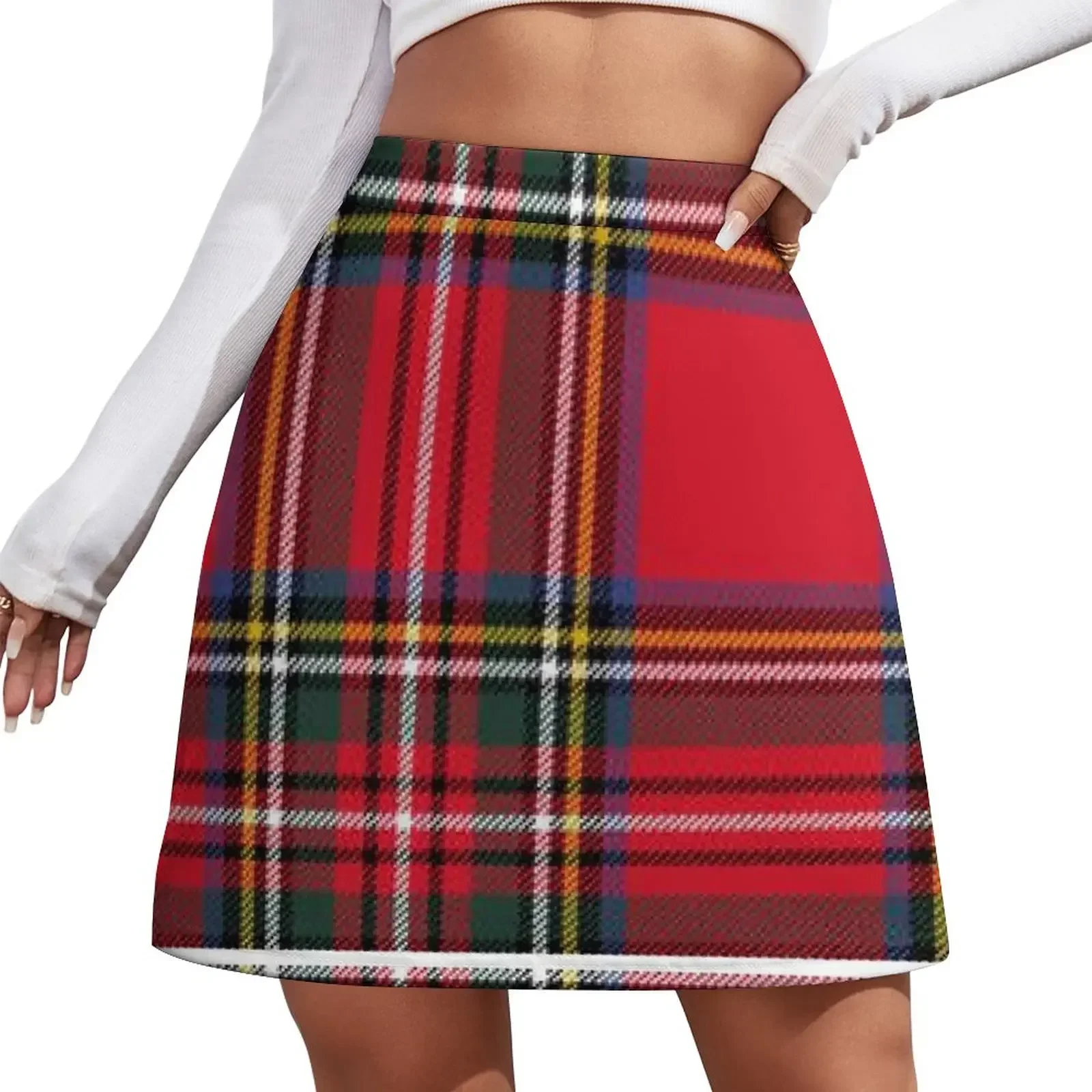 Tartan Texture Mini Skirt Kawaii skirts for womens Women's skirt skirts for women