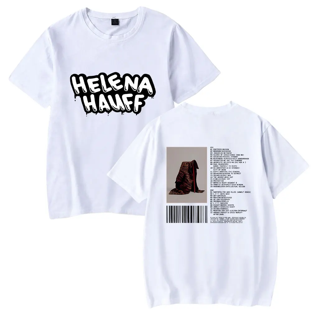 Helena Hauff Merch T-Shirt t shirt Men Women Short Sleeve Rapper Crewneck Streetwear Pullover Top Tee Style1