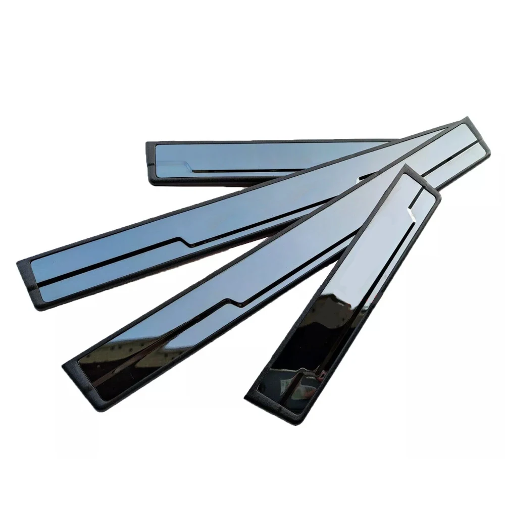 

For Mitsubishi Outlander Accessories Door Sill Protector Pedal Car Scuff Plate Styling Sticker 2013 2016 2017 2018 2020 2023