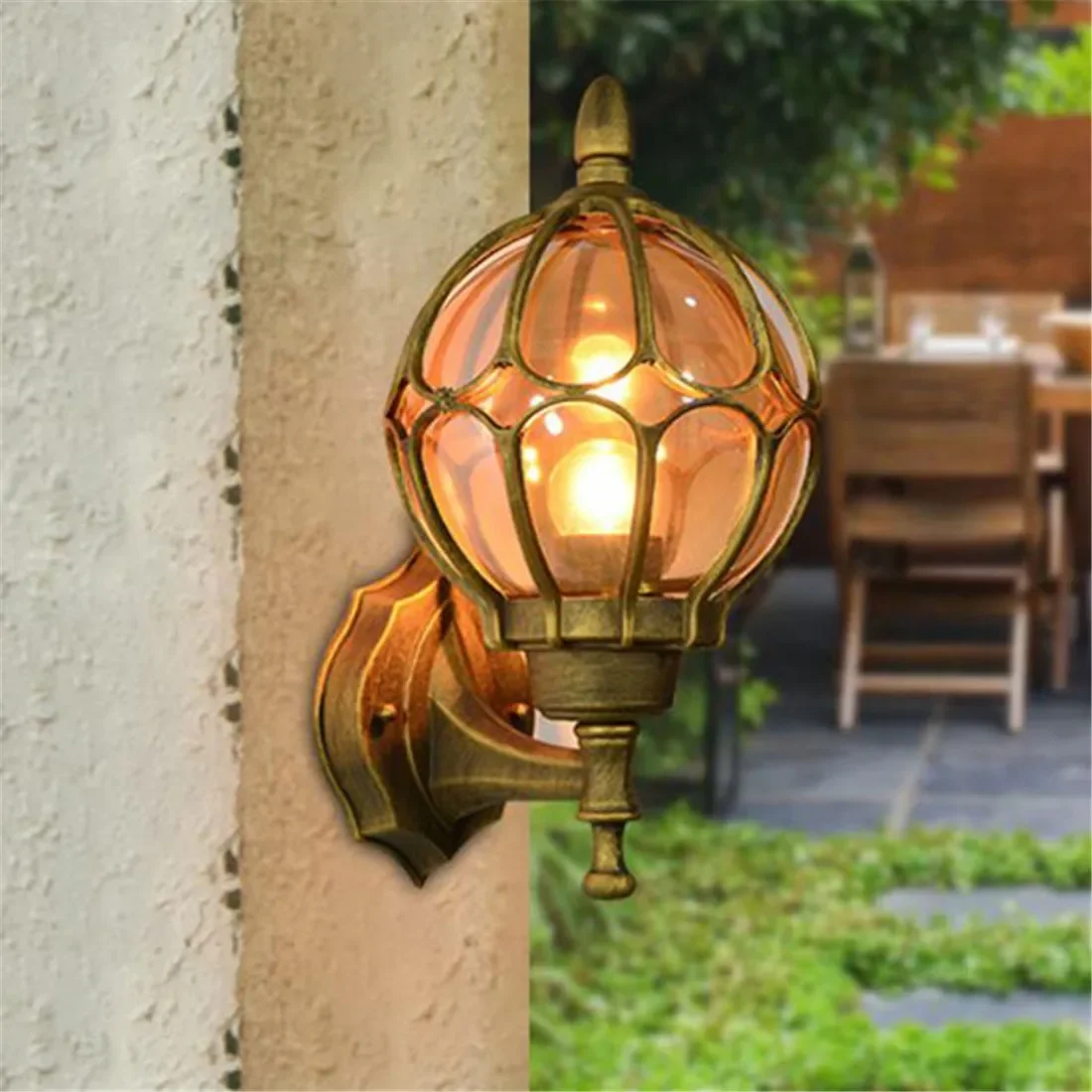 

European Wall Lamp,Outdoor Porch Lights,Villa Balcony Garden Lamps,Lighting Retro Iluminacion Exterior Applique Murale Luminaire