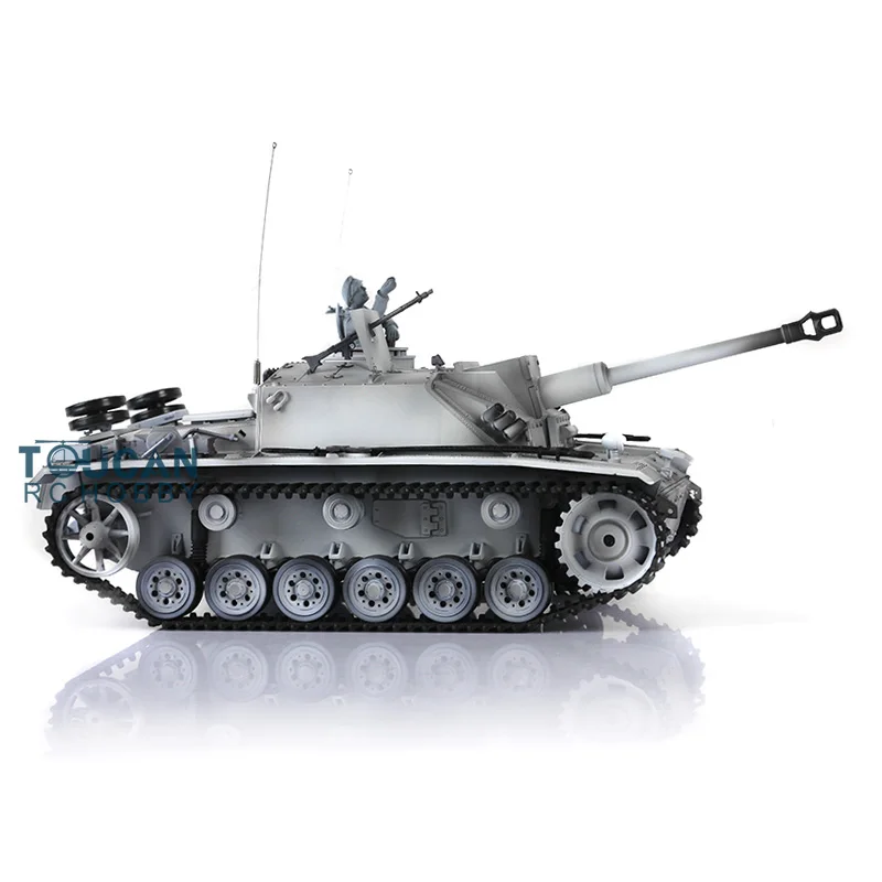 Heng Long FPV 1/16 Snow 7.0 Upgraded German Stug III RTR Radio Controll Tank 3868 Metal Track TH17428-SMT4