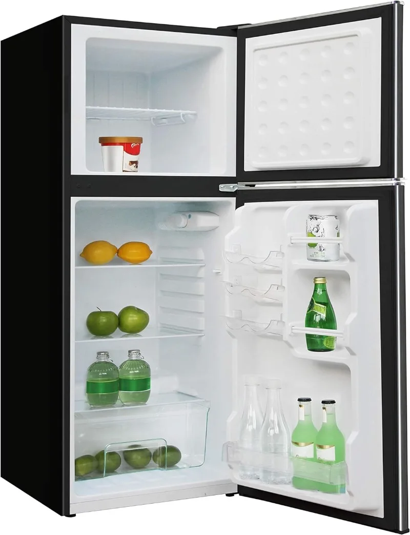 Frigidaire EFR451 2 Door Refrigerator/Freezer, 4.6 cu ft, Platinum Series, Stainless Steel, Double