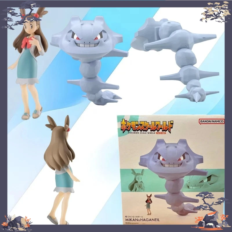 

Bandai POKEMON Johto Region Jasmine Steelix Anime Figures Toys for Children Gift Collectible Model Ornaments