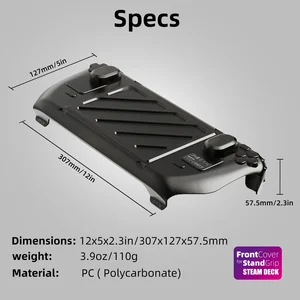 Skull & Co. Casing Pelindung Portabel Penutup Depan Cangkang Keras untuk Steam Deck LCD/OLED StandGrip (GripCase) 12 kasus steamdeck penjualan terbaik - №