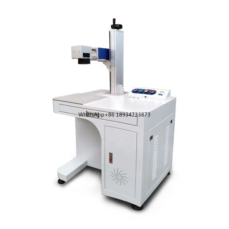 voiern 20w 30w 50w 100w split type 3d fiber laser marking machine and fiber laser marker price with MAX Raycus JPT laser soource