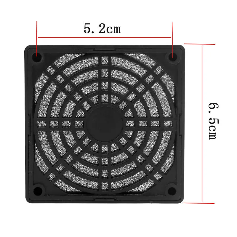 100PCS 6cm fan dust screen 3-in-1 plastic protective net suitable for 6cm fan filter screen