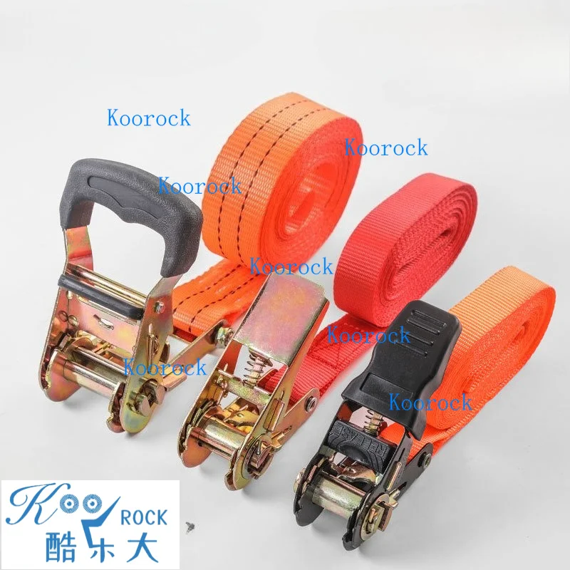 Heavy Duty Cargo Straps with Tightener Ratchet Tie Down Straps for Truck Van Load Securing