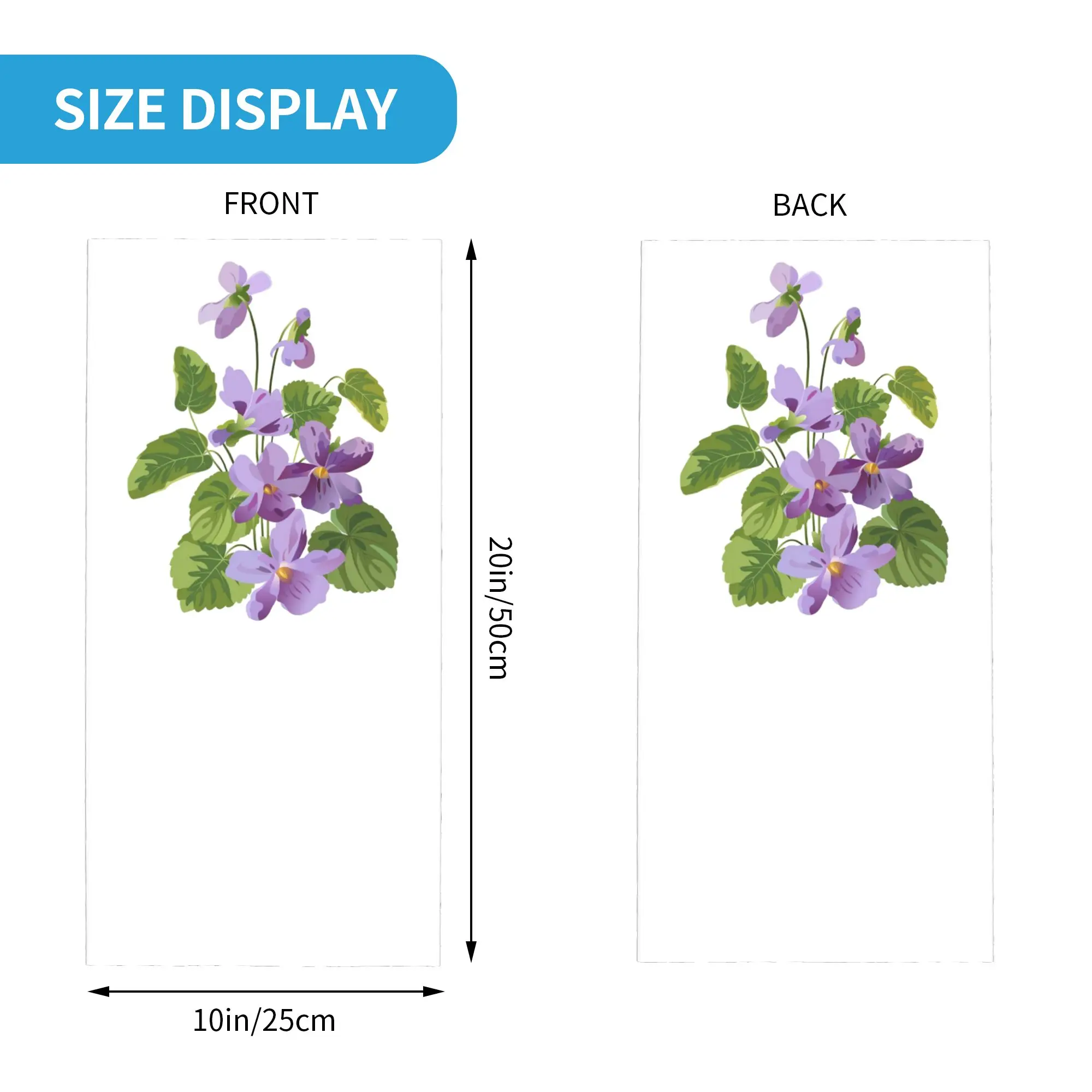 Cute And Curious Violets Bandana Neck Cover Printed Magic Scarf Balaclava Riding for Men Women Adult Winter