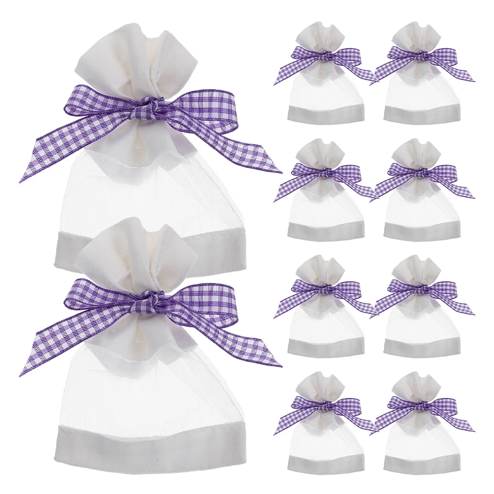 

20pcs Bags Lavender Closet Air Freshener Organza Gauze Empty Small Organza Bags Storage Pouches Handmade Fragrance