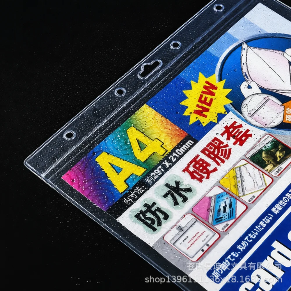 透明カードホルダー-a3-a4-ファイルプロテクター-防水スリーブ-ビジネス文書オーガナイザー-オフィスプロフェッショナルアーキバリング