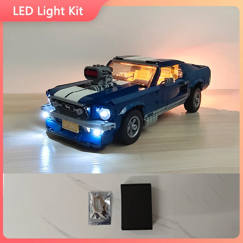 Light Kit For 10265 Ford Mustang Model DIY Toys （Only Lighting Set Not Included Building Blocks）