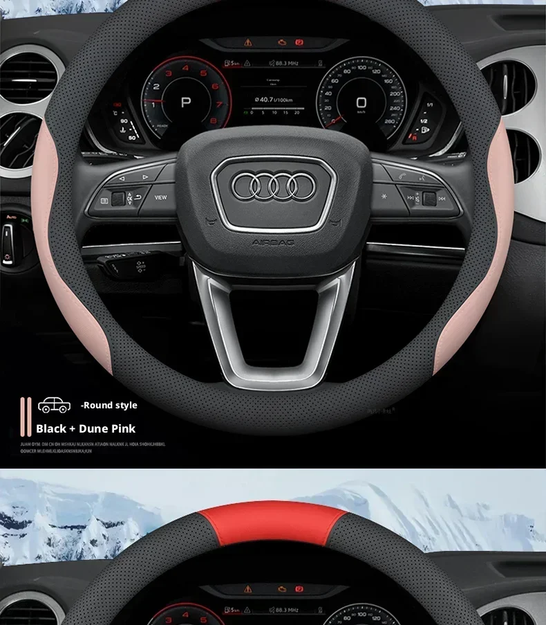 2026 MG Lenkradbezug aus Nappaleder, passend für MG4 EV, MG ZS, MG HS, MG3 Hybrid+, MG5 EV, MGS6 EV, Cyberster Autozubehör – Detail 16