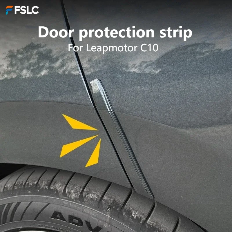 ⭐Genuine⭐ For Leapmotor C10 2024-2025 Door Edge Protector Guard Anti-Collision Strip Exterior Scratch Trim Accessories