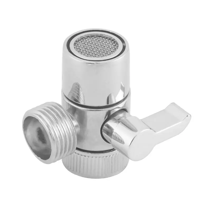 A84E-Faucet Valve Diverter Sink Valve Water Tap Faucet Splitter Adapter Home Bathroom Kitchen Diverter