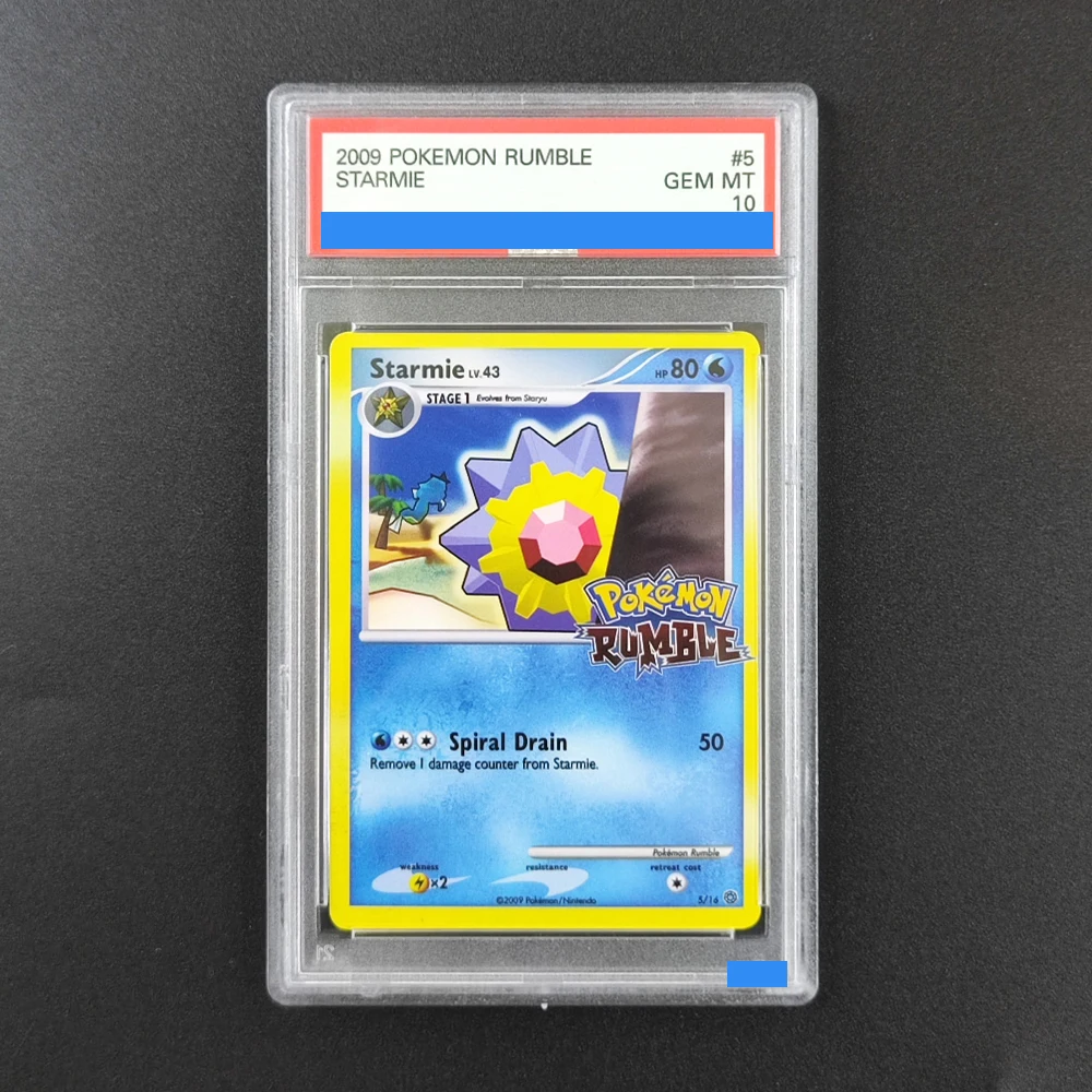 

Proxy 2009 POKEMON RUMBLE STARMIE #5 05/16 Authentication Grading 10 Collection Game Card