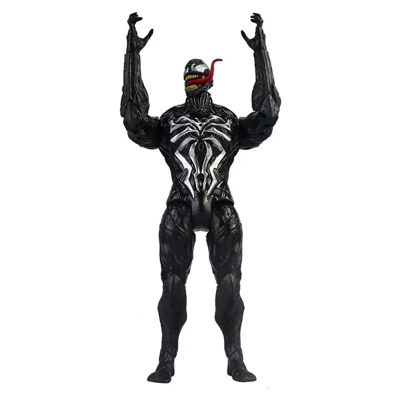 Miniso Marvel Venom Spider-Man Iron Man Captain America anime figure creative luminous doll model ornament children\'s toy gift