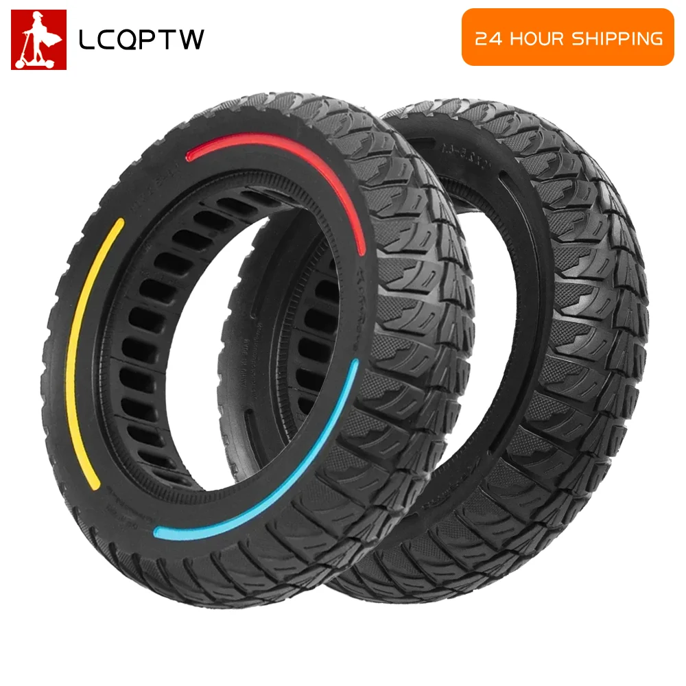 

10 Inch 10x2.5-6.1 Solid Anti-puncture Tire Durable Puncture Proof Tubeless Off Road Tires For Kugoo M4 M4Pro Scooter