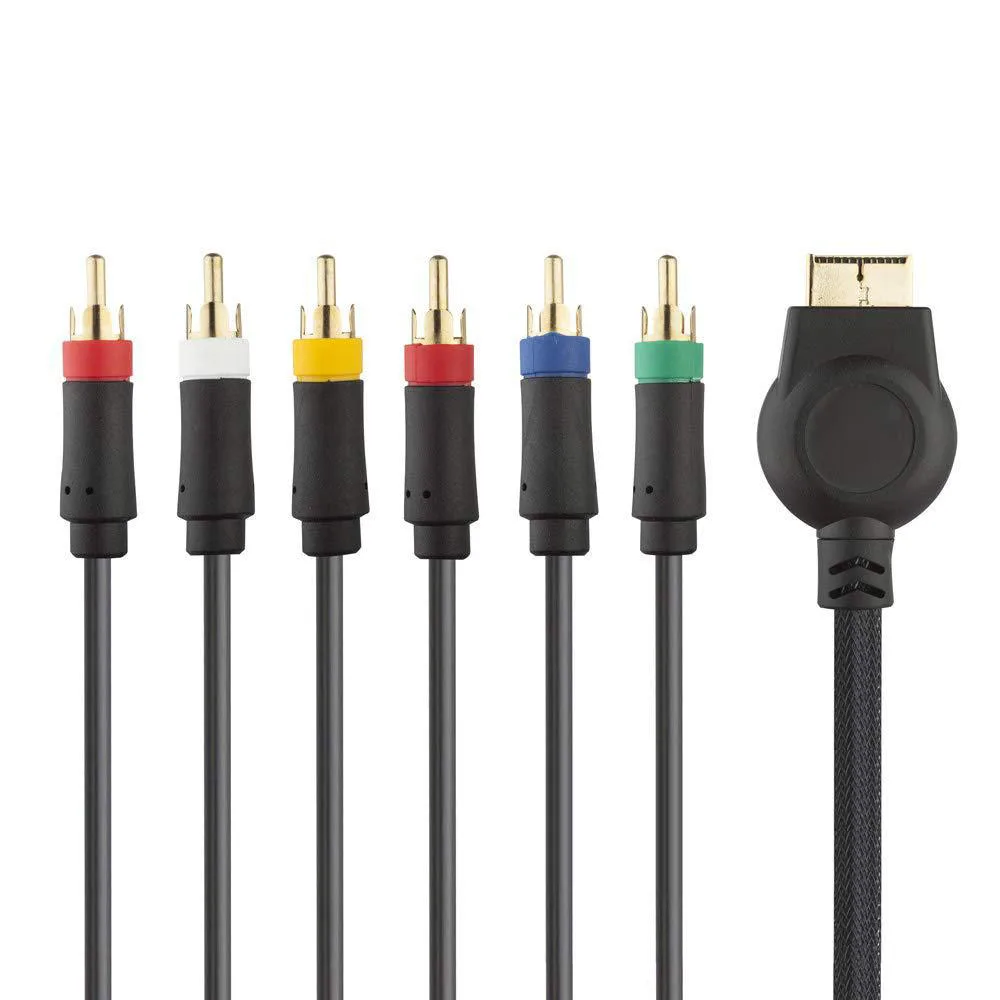 Picture 7: for SONY PS2 PS3 AV Ypbpr Cable 1.8M Gold Plated Game Console Audio Video Cord for Sony Game Controller RCA AV Wire