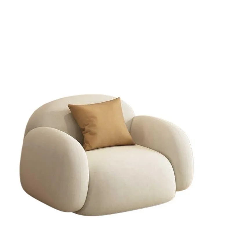 

Technology cloth household small apartment sofa bedroom living room modern Internet celebrity cream wind double reception fabric