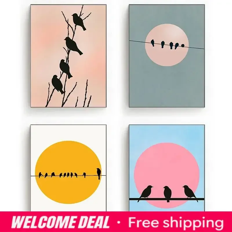 Poster Canvas Printing Color Fashion Trend House Home Furnishings Decoration Aesthetics Natural Wall Canvas Gifts