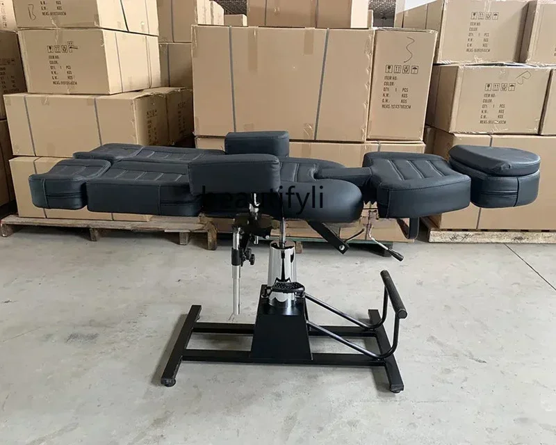 LHY26ss Single Split Leg Tattoo Couch Multifunctional Adjustable Tattoo Chair Facial Bed Hydraulic Lifting Tattoo Eyebrow Reclin
