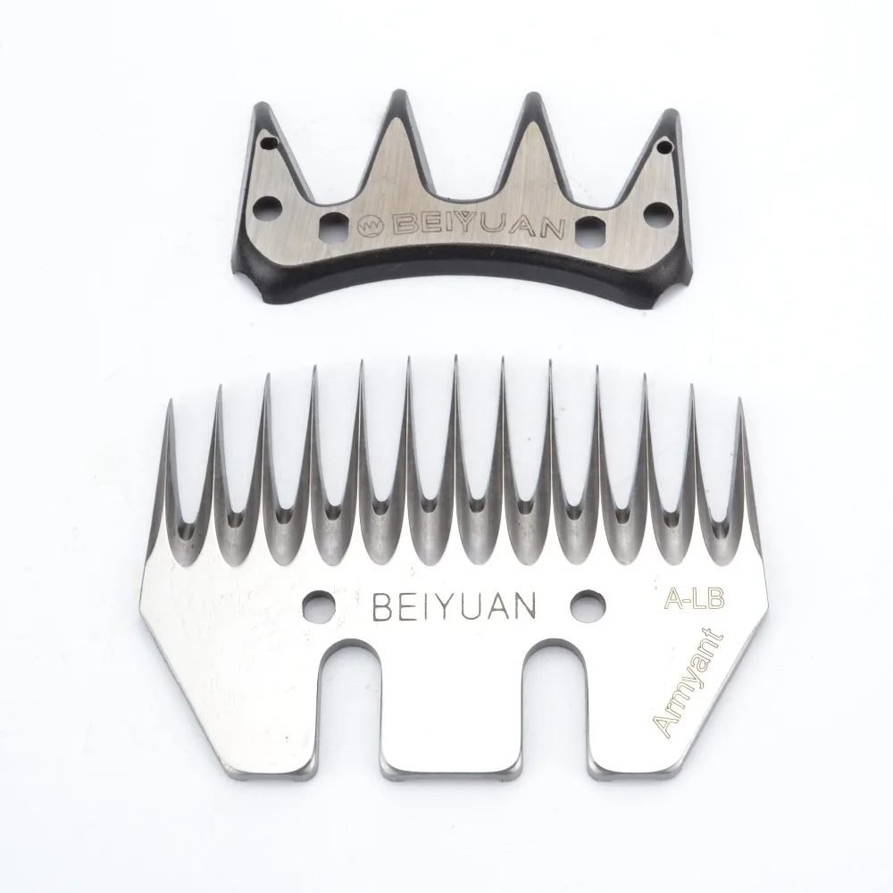 T50 2 Set Sheep/Goats Shears Convex Comb Cutter Shearing Clipper 13 Tooth Blade For Sheep Clipper Shears Scissors