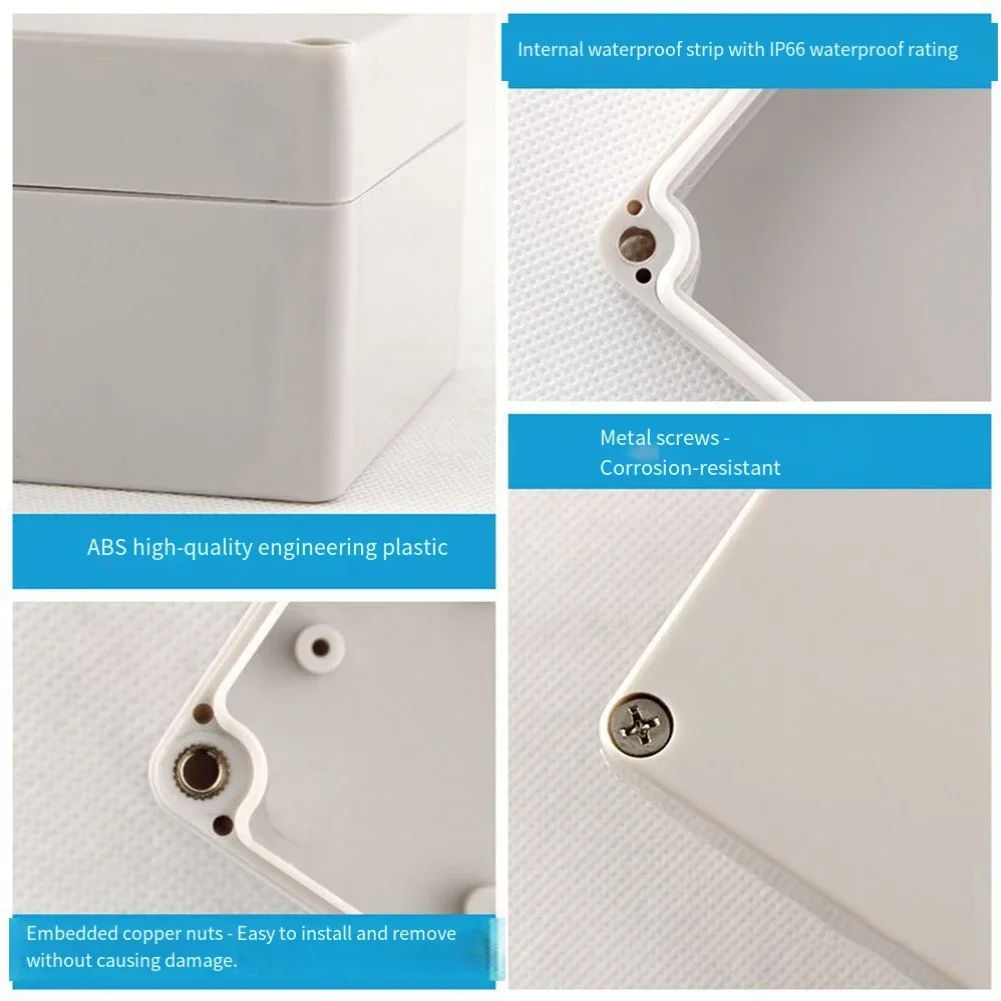 DIY Electronics Case IP66 Electrical Enclosure All-Weather Durability Customizable For Projects For DIY Applications