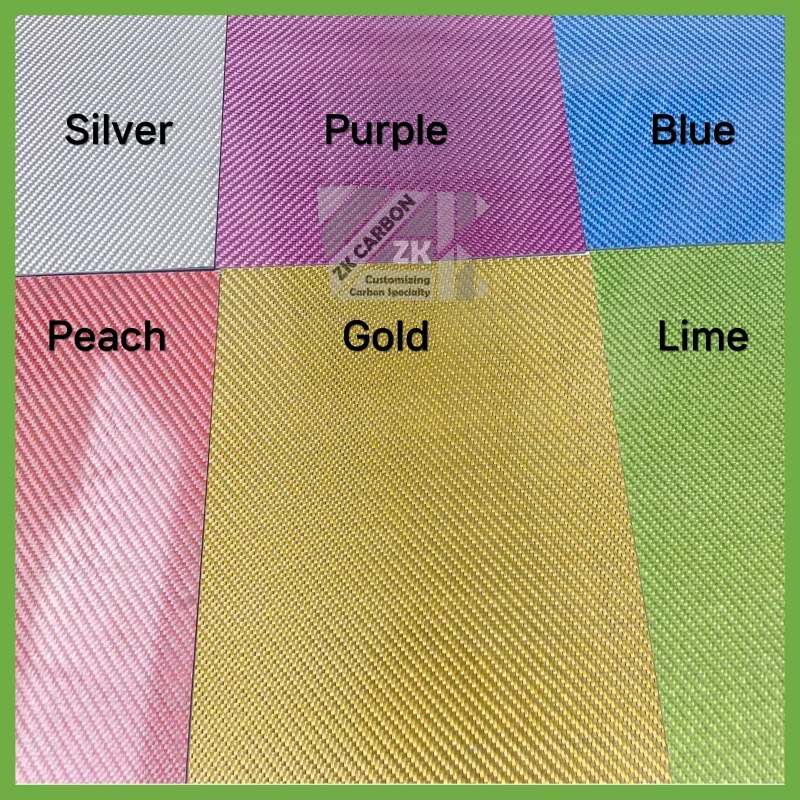 Multicolor Carbon Fiber Plate 500x600mm for RC Airplanes Composite Board Panel, Silver, Gold, Green, Blue, Pink, Purple