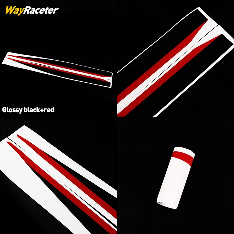 2 Pcs Car Door Side Stripes Skirt Sticker Graphics Vinyl Decal For BMW 1 Series 2020 + F40 2022 2023 M Performance Accessories