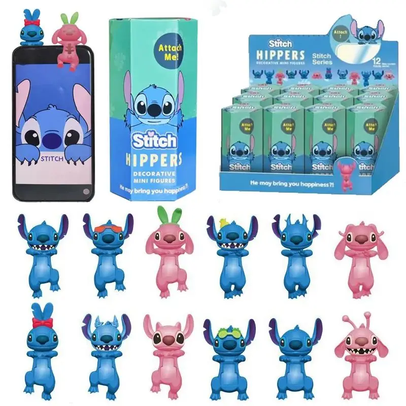 Sonny Angel Hippers Blind box anime character Kawaii Cartoon Surprise Box Toy Children gifts Stitch and Pikachu, the Labu series