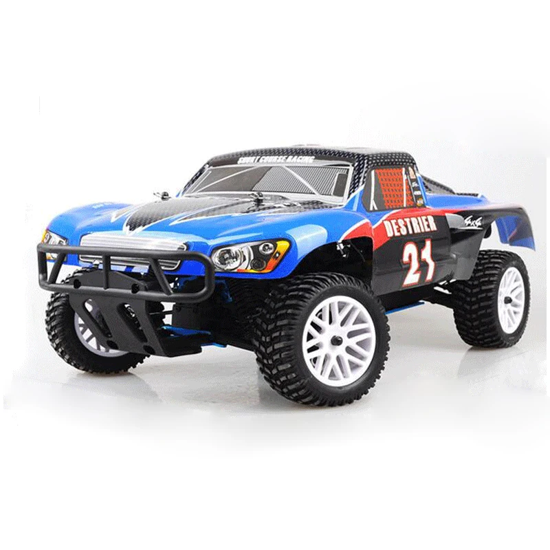 

HSP 94155 1:10 4WD Double Speed Short Course Racing Car Methanol Fuel Powered RC Car (No need to assemble)