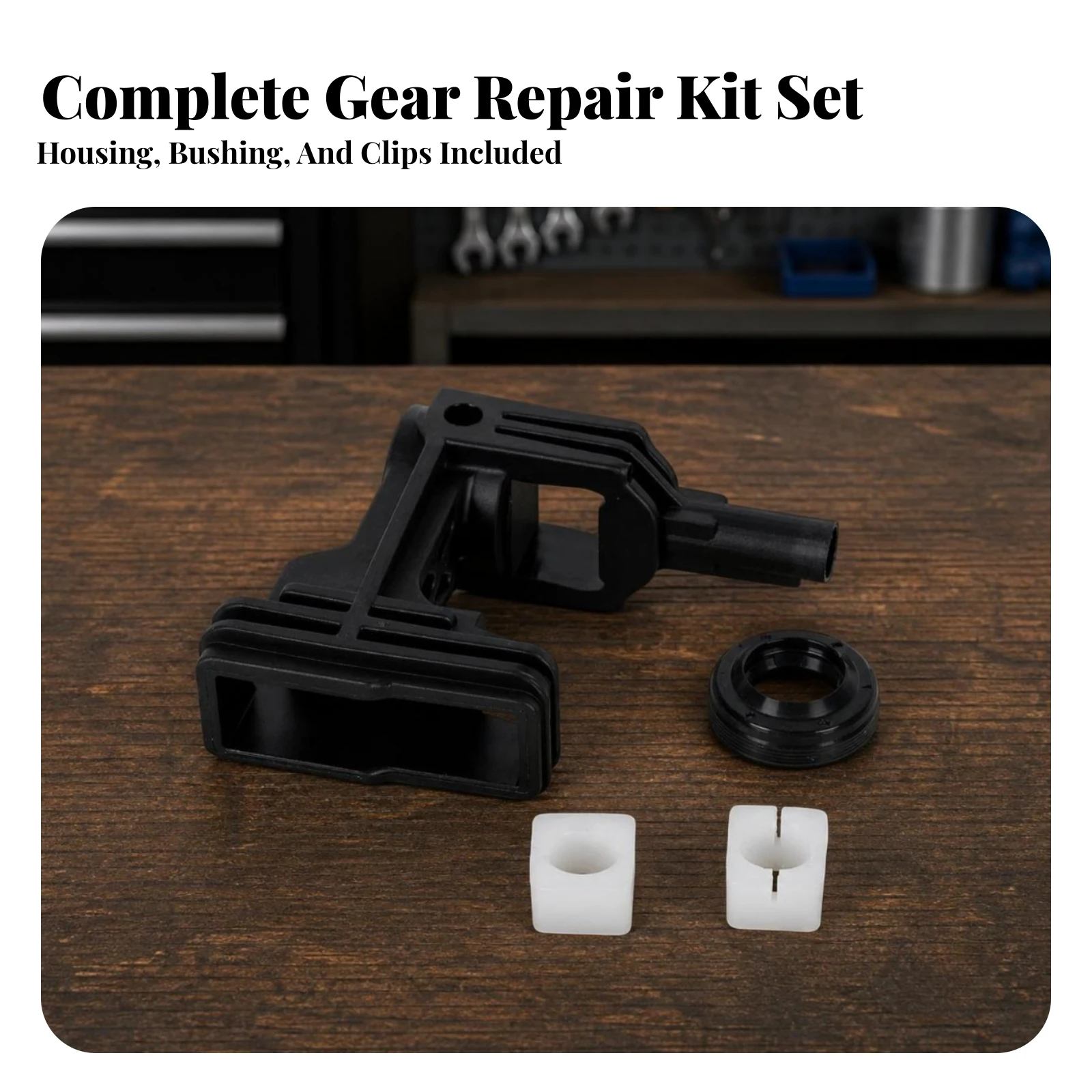 Gearbox Selector Lever Kit with Bushings Accurate Selector Lever Kit Replacement Parts Rigid Hardware Compact for Mechanics