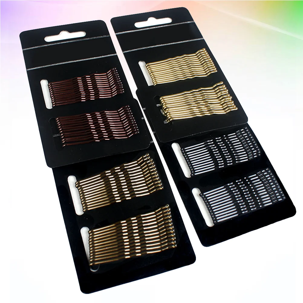 192 Pcs Korean Version Women's Hair Barrettes Grip Bobby Pin U Shaped Pins Clips